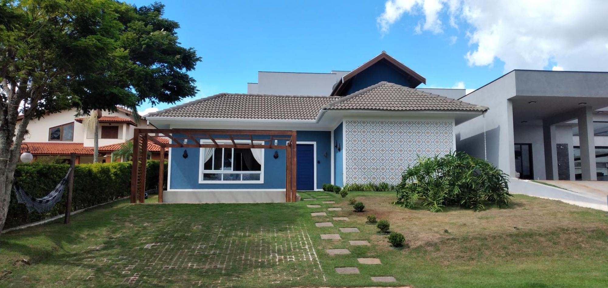 パラナパネマ Minha Casinha Azul Na Represaヴィラ エクステリア 写真